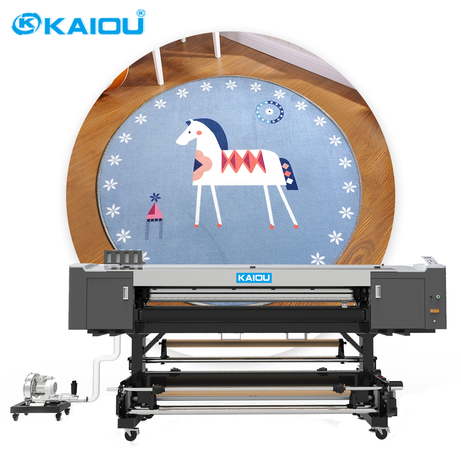 kaiou 1.8m uv printercommercial large large format roll to roll UV Printer