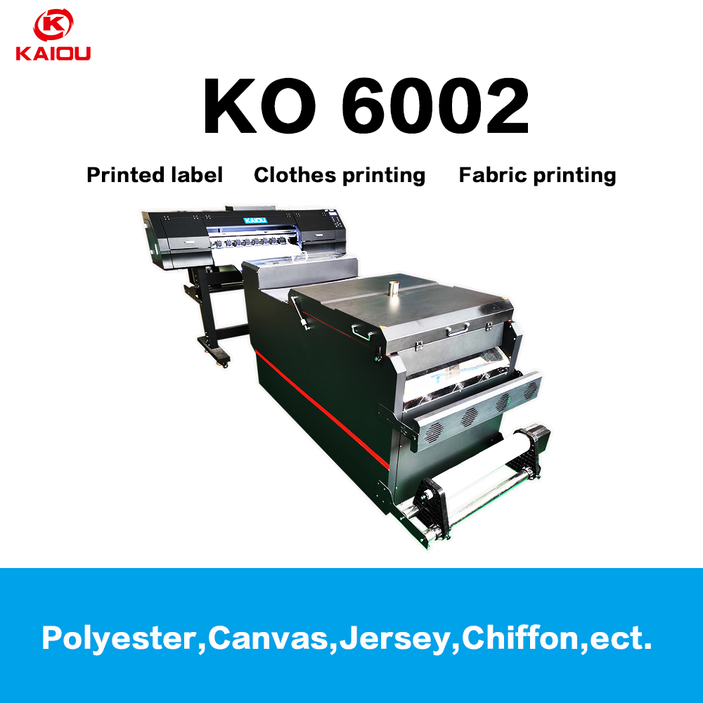 kaiou High Quality t-shirt printing dtf printer 60cm roll print DTF machine