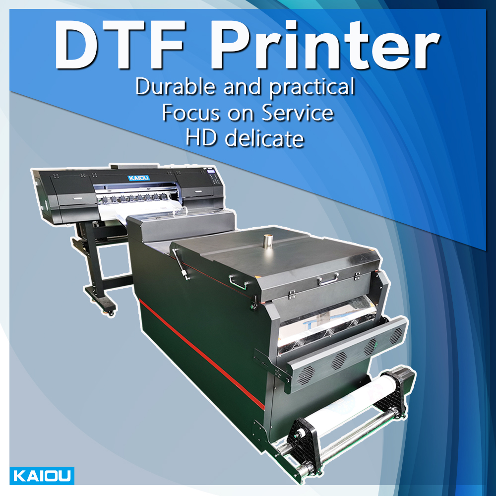 Powder shaking machine DTF Printer t shirt printing machine 2*I3200 Print head
